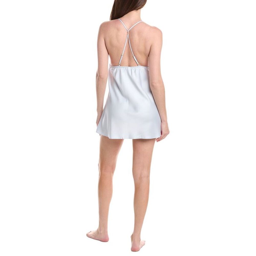 Flora Nikrooz Womens Charmeuse Chemise, Purple - Picture 2 of 3